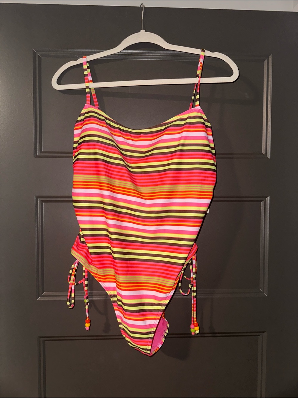 Striped One-Piece Swimsuit